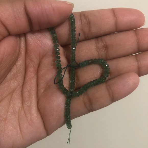 Genuine Zambian Emerald Beads - Picture 7 of 7